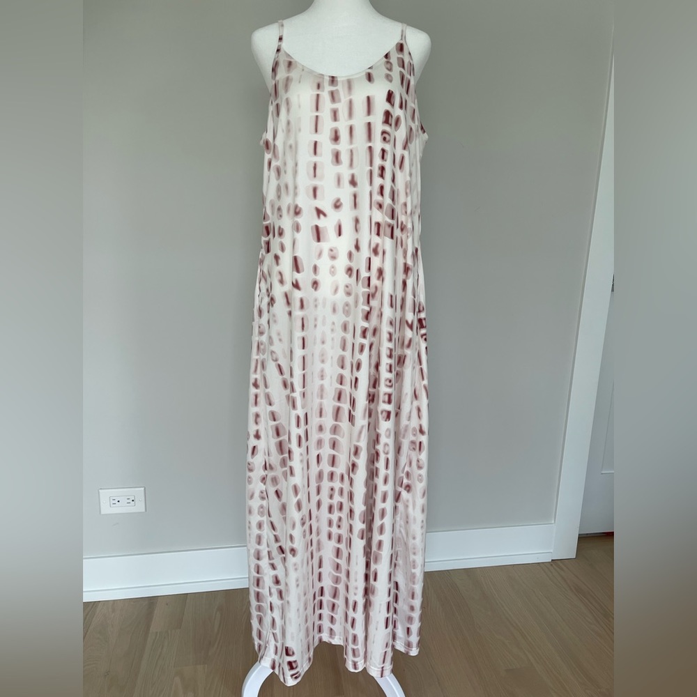 Tie‎ Die Maxi Dress By Ours Fashion Soft Summer  Boho Beachy Women’s size XL